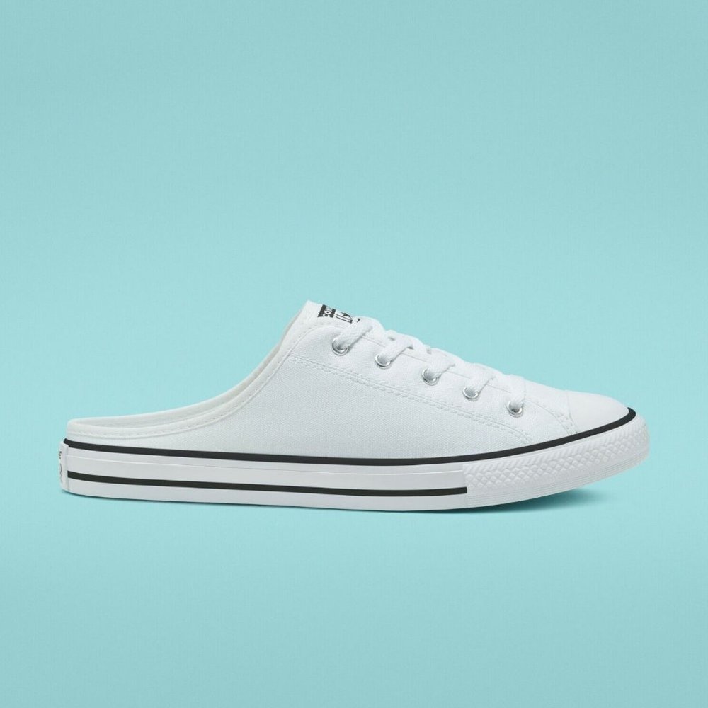 Converse Women's Chuck Taylor All Star Dainty Mule Slip 567946F White Size 5.5